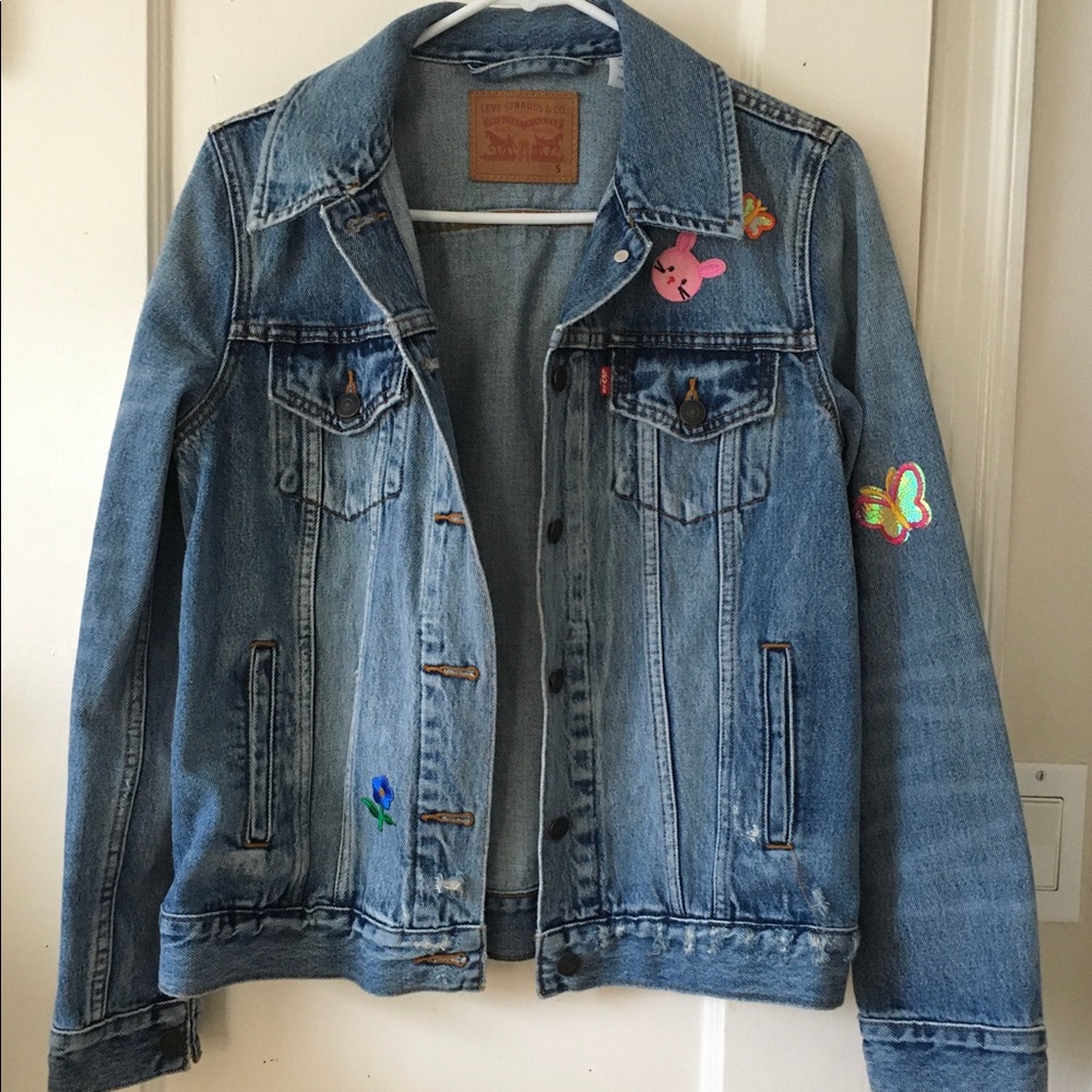 Levi’s denim jacket with patches